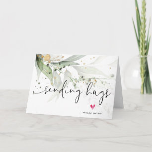 Carte L'eucalyptus envoie des hugs encourager la sympath