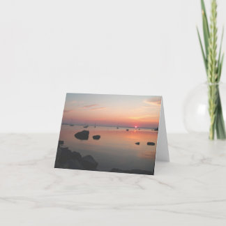 Carte Lever de soleil à la baie