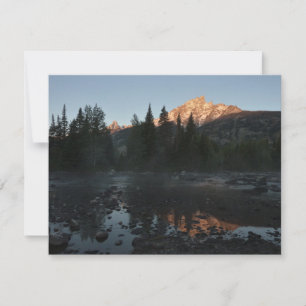 Carte Lever de soleil de Grand Teton à Cottonwood Creek