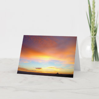 Carte Lever de soleil du Nouveau Mexique - inspiré