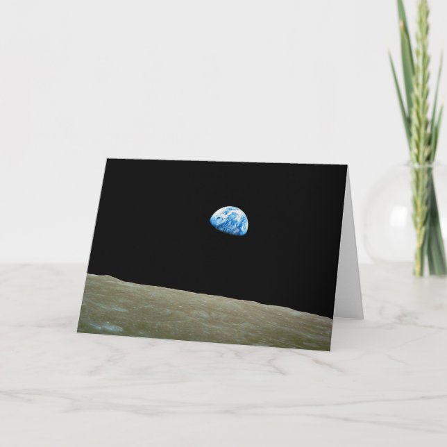 Carte Lever de terre de la mission Apollo 8 (Devant)