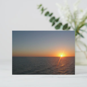 Carte Lever du soleil à Sea III Océan Horizon