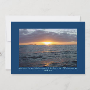 Carte Levez le feu - Ésaïe 60:1