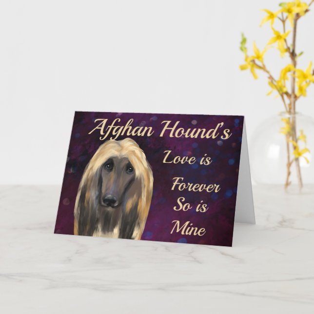 CARTE LÈVRE AFGHAN (Fleur jaune)