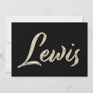 Carte Lewis White Gold