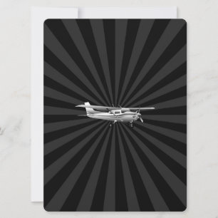 Carte L'explosion de l'avion classique Cessna Silhouette