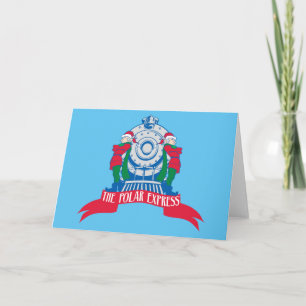 Carte L'Express polaire Elfes debout En Train