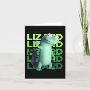 Carte Lézard Drôle Mème Animal Femmes Hommes 