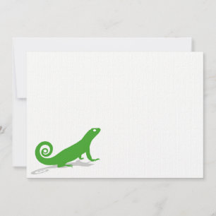 Carte Lézard vert