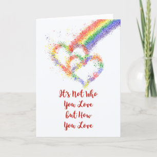 Carte Lgbt Gay Lesbian Félicitations pour son coming-out