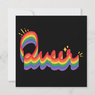 Carte LGBT+ Pride. L'amour gay.