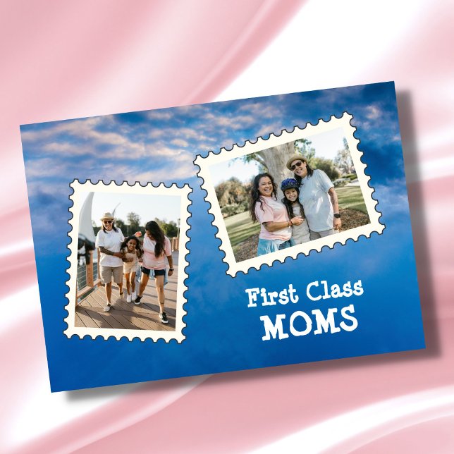 Carte LGBTQ Première Classe MOMS Best MOMS 2 photo perso (Créateur téléchargé)