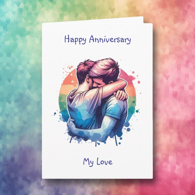 Carte LGBTQIA+ | Joyeux anniversaire Mon amour (Créateur téléchargé)