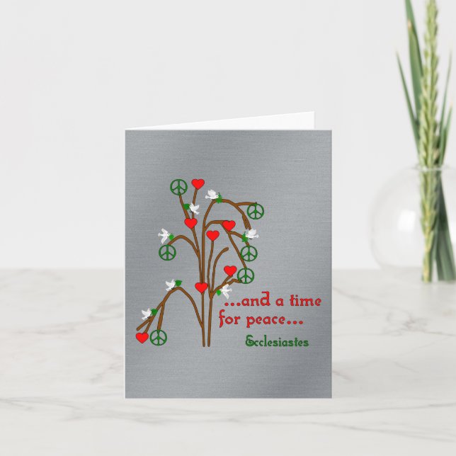 Carte L'heure de la paix (Devant)