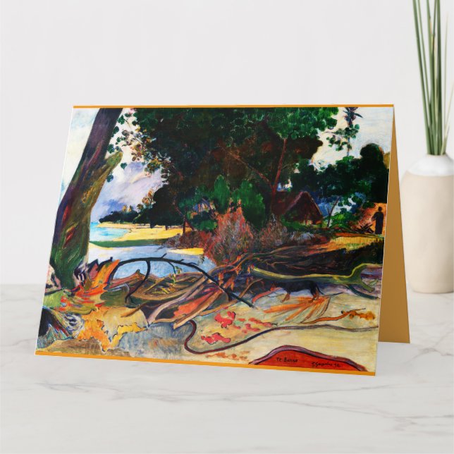 Carte L'Hibiscus (Le burao) par Paul Gauguin (Devant)