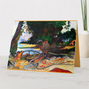 Carte L'Hibiscus (Le burao) par Paul Gauguin
