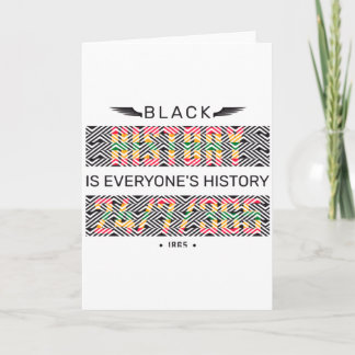Carte L'histoire des Noirs est celle de tout le monde Un