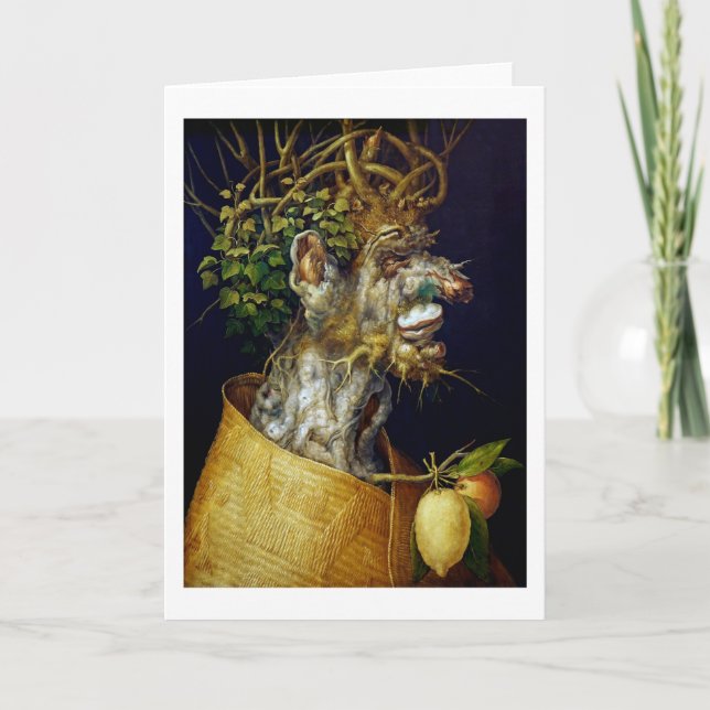 Carte L'hiver, Arcimboldo (Devant)