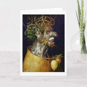 Carte L'hiver, Arcimboldo