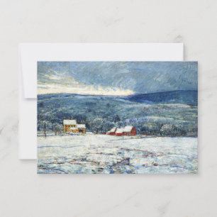Carte L'hiver dans les collines du Connecticut (de Child
