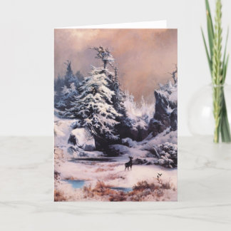 Carte L'hiver dans les Rocheuses - 1867