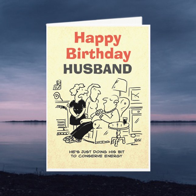 Carte L'homme dort pour préserver l'énergie (Créateur téléchargé)