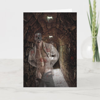 Carte L'homme fantomatique transparent d'Halloween de Sl