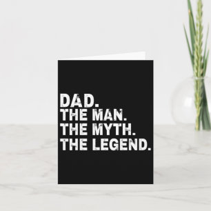 Carte L'Homme Le Mythe La Légende Fête des pères Cadeau
