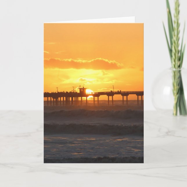 Carte L'homologue californien au coucher du soleil (Devant)