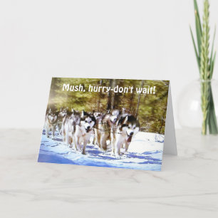 Carte L'HURRY DE POUSH N'ATTEND PAS LE 50ème ANNIVERSAIR