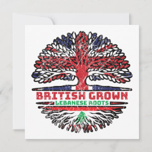 Carte Liban Royaume-Uni Royaume-Uni British Tree