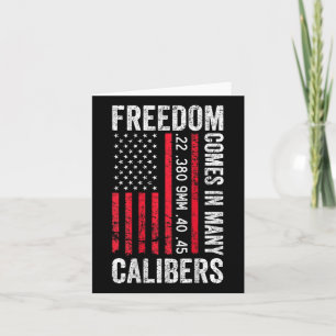 Carte Liberté vient dans de nombreux calibres - Funny Pr