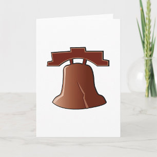 Carte Liberty moderne Bell Patriotique Philadelphie Icon