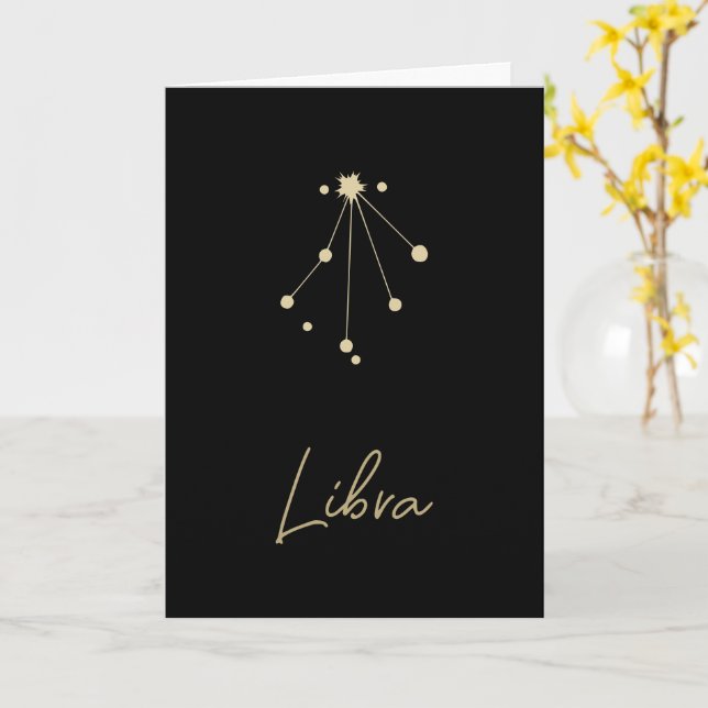 Carte Libra (Fleur jaune)