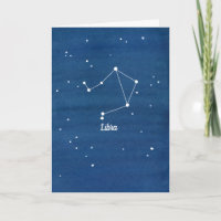 Libra Constellation Joyeux Ami d'anniversaire