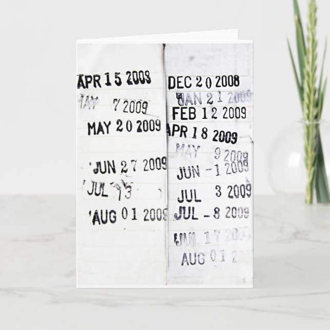 Carte Library date Stamp (Devant)