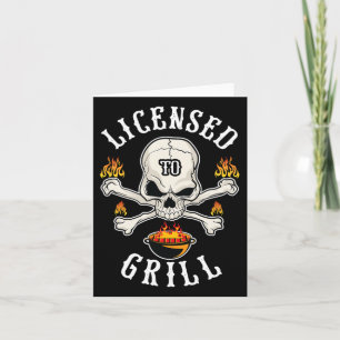 Carte Licence De Grill Bbq Don Pour Hommes Pour Fête des