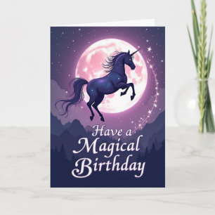 Carte Licorne Cosmique Merveilleuse
