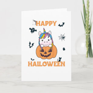 Carte Licorne Dans Citrouille Jolis Licornes Joyne Hallo