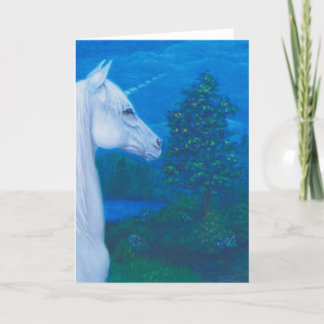 Carte Licorne par le lac