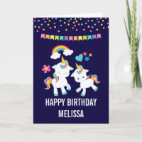 Licornes Mignonnes Danseuses Arc-en-ciel & Étoiles