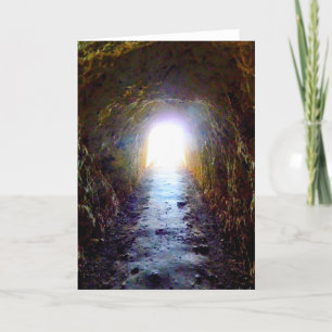 Carte Light at the End of the Tunnel Card