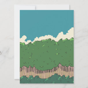 Carte Ligne d'arbres