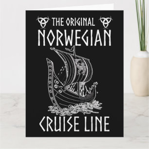 Carte Ligne de croisière norvégienne d'origine - Voyage 