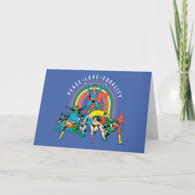 Carte Ligue de la Justice - Paix, Amour, Égalité (Devant)