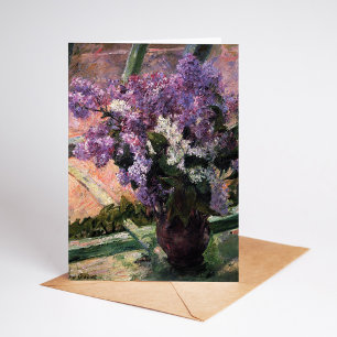 Carte Lilacs dans une fenêtre   Mary Cassatt