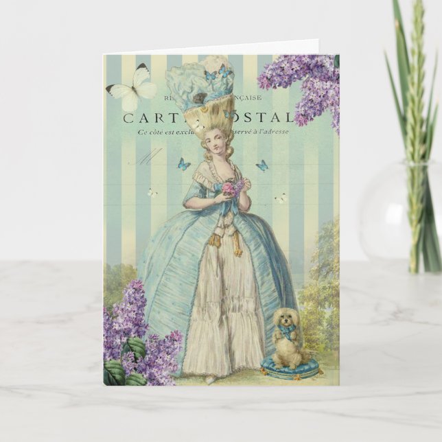 Carte Lilas au printemps, Bonne fête (Devant)