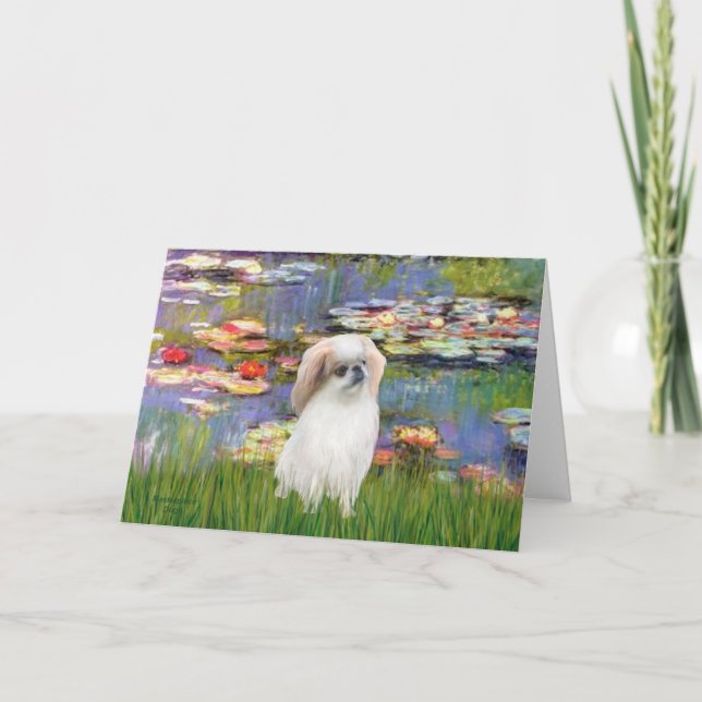 Carte Lilies 2 - Chin japonais (L2) (Devant)