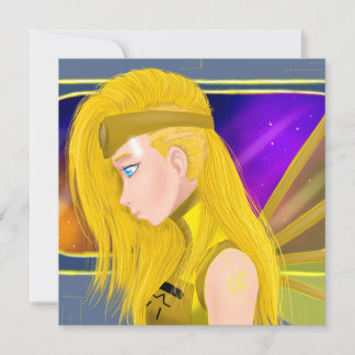 Carte Lilin OC - Cyborg angel - Art inspiré par Starset