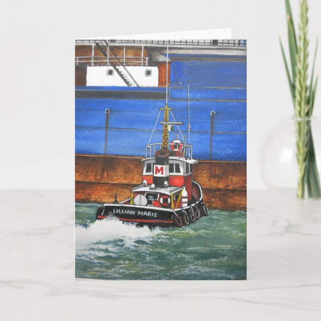 Carte Lillian Marie boat par Jim Ott (Devant)